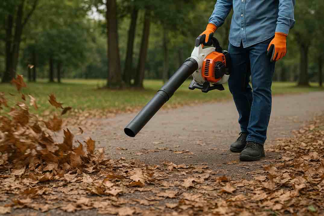 Lehtipuhaltimen käyttö :  tekniikat ja vinkit